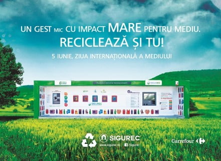 Carrefour sarbatoreste Ziua Mondiala a Mediului, lansand Campania „Convinge-ti prietenii sa recicleze”!