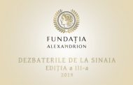 Dezbaterile de la Sinaia 2019, organizate de Fundatia Alexandrion