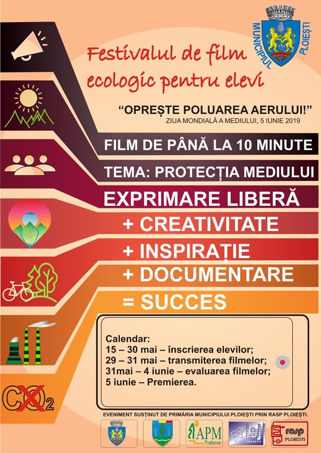 Provocare la spirit civic si implicare: “Festivalul de film ecologic pentru elevi”