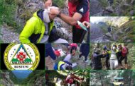 Pe Valea Alba din Bucegi: Turist lovit in cap de un bolovan desprins din versant
