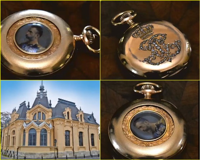 Ceas de aur decorat cu diamante al lui Carol I, acum povesteste d-ale istoriei la Muzeul Ceasului din Ploiesti