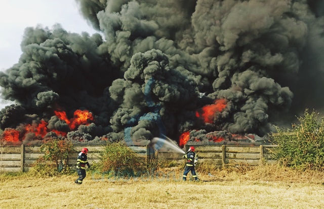 Atentie, acesta este doar un exercitiu: Incendiu la fondul forestier al Ocoalelor Silvice Doftana si Campina