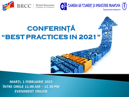 Seminar Best Practices in 2021, organizat de CCI Prahova si BRCC
