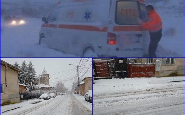 Asa-i la noi cand ninge: Accident cu victime multiple la Moara Noua