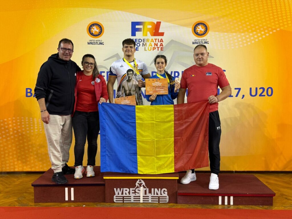 Rezultate excepționale pentru CS Petrolul Ploiești la Campionatul Balcanic de Lupte de la Cluj lupte10